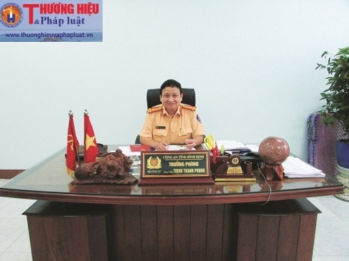 Đại tá Trịnh Thanh Phong, trưởng phòng PC67 Công an tỉnh Bình Định.