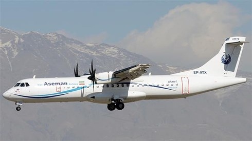 máy bay chở khách rơi ở Iran