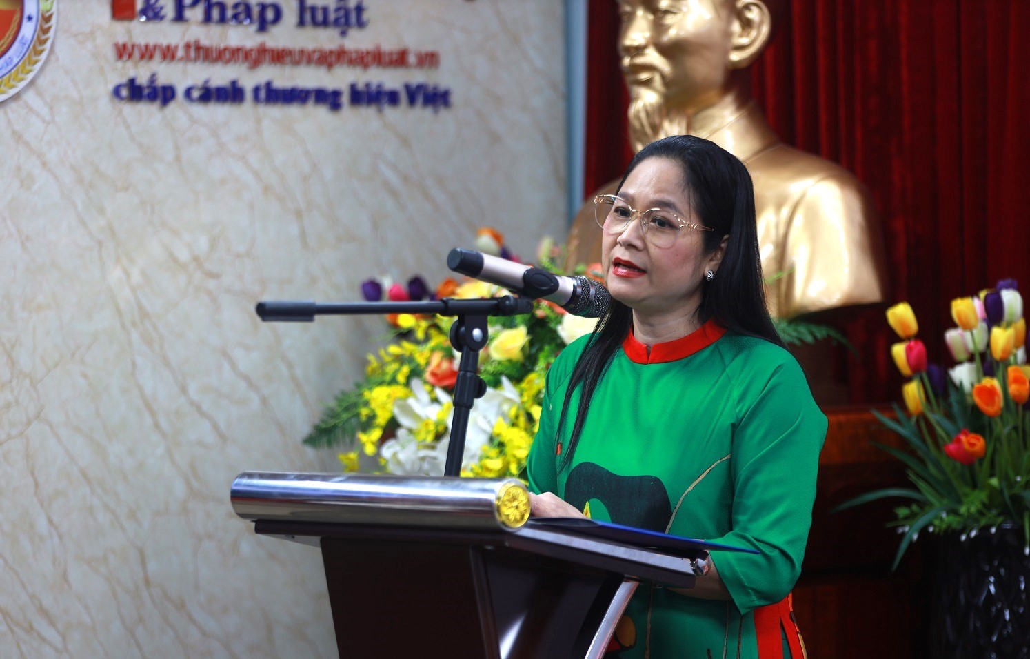 Đồng chí Vũ Thị Hà, Ủy viên Ban Chấp hành, Trưởng Ban Công tác Hội, Hội Nhà báo Việt Nam.
