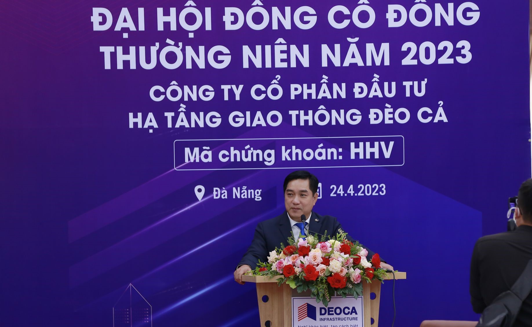 Ông Hồ Minh Hoàng, Chủ tịch HĐQT HHV nhấn mạnh sự kiên định với chiến lược “Tăng trưởng tập trung, đi trong vòng tròn năng lực của mình”.