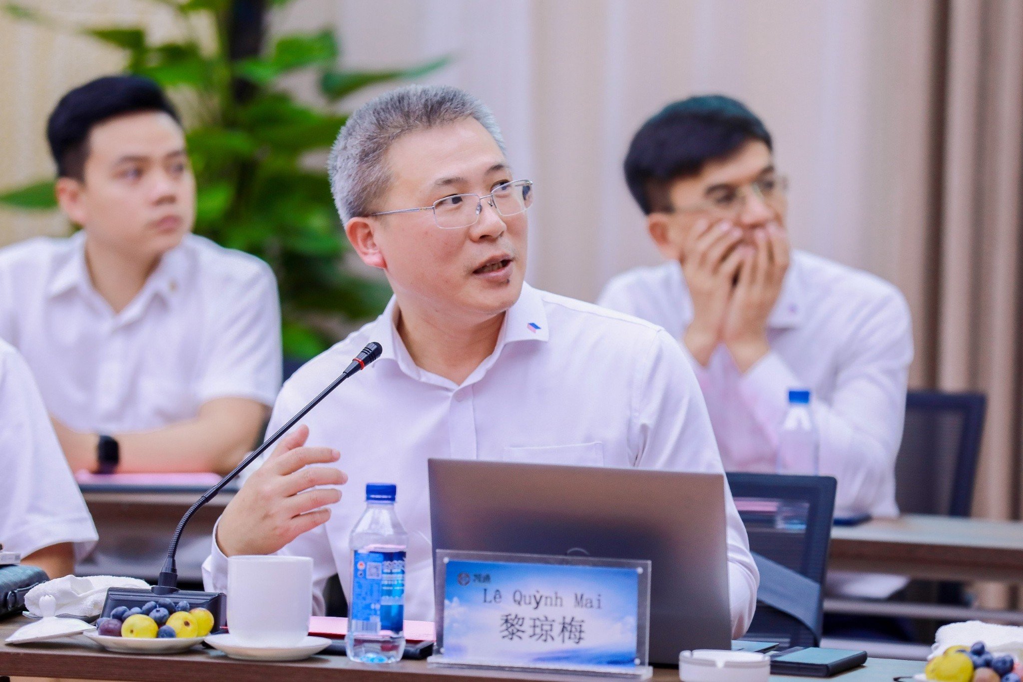 Ông Lê Quỳnh Mai kiến nghị trạm dừng nghỉ thiết kế theo nguyên lý môi trường hài hoà, bền vững, sáng tạo và linh hoạt, hướng tới được vận hành bằng công nghệ thông tin