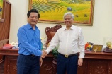 Bí thư Trung ương Đảng, Chủ tịch Ủy ban TW MTTQVN Đỗ Văn Chiến làm việc với lãnh đạo Hội Mỹ nghệ Kim hoàn Đá quý Việt Nam