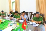 Đảng ủy Công an tỉnh Nam Định kiểm tra, làm việc với Đảng ủy Công an huyện Ý Yên