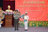 Trưởng Công an TP Thanh Hóa được bổ nhiệm làm Phó giám đốc Công an tỉnh