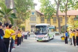 Những chuyến xe '0 đồng' đưa sinh viên về quê đón Tết