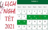 Chính thức trình Thủ tướng phương án nghỉ Tết Tân Sửu 7 ngày