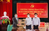 TMV Hoàng Tuấn trao tặng máy tạo oxy và trang thiết bị y tế phòng chống dịch COVID-19 tại Phú Thọ