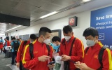 Đội tuyển bóng đá Việt Nam đã đến Australia