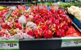Thanh long Việt Nam được bày bán trong nhiều siêu thị ở Australia