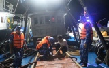 Cảnh sát biển bắt giữ tàu vận chuyển trái phép 80.000 lít dầu DO