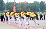 Lãnh đạo Đảng, Nhà nước vào Lăng viếng Chủ tịch Hồ Chí Minh và tưởng niệm các Anh hùng liệt sĩ