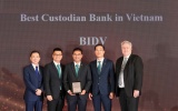 BIDV nhận giải thưởng 'Ngân hàng Lưu ký - Giám sát tốt nhất Việt Nam năm 2024'