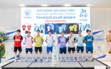 8 đội bóng tham gia Giải bóng đá sinh viên Đại học Quốc gia TPHCM - THACO CUP 2024