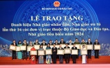 Tôn vinh các nhà giáo tiêu biểu năm 2024