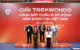 Giải Taekwondo Cảnh sát châu Á mở rộng 2024: Đoàn Việt Nam giành ngôi vô địch