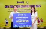 Vinamilk và Quỹ sữa dành tặng 500.000 hộp sữa đến trẻ em nhân dịp 50 năm thống nhất đất nước