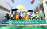 Lê Phong Group cất nóc dự án Khu căn hộ cao cấp The Emerald 68