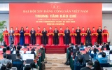 Khai trương Trung tâm Báo chí phục vụ Đại hội XIV của Đảng