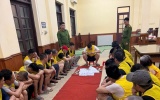 Ninh Bình: Triệt phá tụ điểm xóc đĩa quy mô lớn, bắt 25 đối tượng 