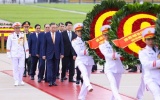 Lãnh đạo Đảng, Nhà nước vào Lăng viếng Chủ tịch Hồ Chí Minh nhân ngày 19/5