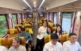 Chuyến tàu đầu tiên đưa các bác sỹ Bệnh viện Bạch Mai về cơ sở Ninh Bình làm việc