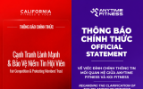 California Fitness & Yoga và Anytime Fitness Việt Nam lên tiếng về thông tin gây nhầm lẫn