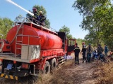 Bình Phước: 'Bà hỏa' ghé thăm, gần 10 ha rừng tràm bị thiêu rụi