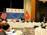Chủ tịch nước Lương Cường dự tọa đàm với các doanh nghiệp Mỹ