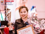 Cô gái trẻ Nguyễn Thị Mỹ Hạnh đạt giải Nhì – Trang điểm nghệ thuật của cuộc thi “Ngôi sao Thương hiệu Thẩm mỹ Việt Nam”