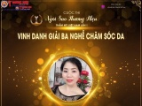 Cuộc thi “Ngôi sao thương hiệu Thẩm mỹ Việt Nam”: Nguyễn Minh Chung xuất sắc đạt giải ba nghề Chăm sóc da 
