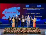 FUJIALPHA được vinh danh Top 10 thương hiệu hàng đầu Việt Nam