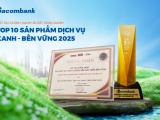 Gói Tài chính Xanh của Sacombank vào Top 10 sản phẩm - dịch vụ xanh và bền vững năm 2025
