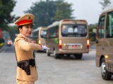 Hà Nội rút ngắn thời gian phân luồng giao thông phục vụ Đại hội XIV