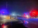 Hà Tĩnh: Xảy ra cháy nổ sau va chạm giao thông
