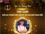 Huỳnh Quốc Lợi giành giải cao nhất về “Ngôi sao Thương hiệu Thẩm mỹ Việt Nam 2019” ngành Make up	