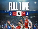 Kết quả vòng 25 Ngoại hạng Anh:  Man City đại thắng, Arsenal nuôi hi vọng đua vô địch