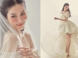 Á hậu Phương Anh hé lộ bộ ảnh cưới ấn tượng   