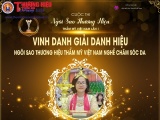 Nguyễn Thuý Lan đăng quang giải thưởng cao nhất về “Ngôi sao Thương hiệu Thẩm mỹ Việt Nam” ngành Chăm sóc da