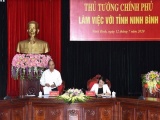 Thủ tướng kiểm tra tiến độ giải ngân vốn đầu tư công tại Ninh Bình