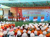 Trẻ em Hà Nam hào hứng tham gia lễ phát động chương trình sữa học đường 