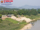 Yên Sơn (Tuyên Quang): Nguời dân bức xúc về việc khai thác và tập kết cát ven sông Lô