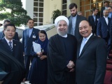 Thủ tướng Nguyễn Xuân Phúc hội kiến với Tổng thống Iran