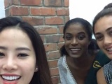 Nam Em xinh đẹp rạng ngời live stream với khán giả Việt tại Philippines