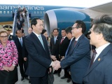 Chủ tịch nước Trần Đại Quang đến Peru, tham dự Tuần lễ Cấp cao APEC