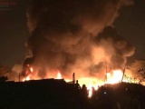 Hà Nội: Cháy lớn thiêu rụi 3 xưởng nhựa ở làng Trung Văn
