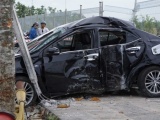 Bình Dương: Chánh Thanh tra Sở NN-PTNT tử vong trong chiếc xe biến dạng