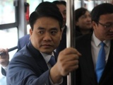 Chủ tịch UBND TP. Hà Nội đi xe buýt nhanh khai trương tuyến BRT 01