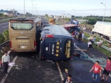 Tai nạn kinh hoàng rạng sáng nay trên cao tốc Long Thành - Dầu Giây