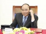 Thủ tướng Nguyễn Xuân Phúc điện đàm với quyền Tổng thống kiêm Thủ tướng Hàn Quốc