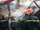 Cháy lớn tại số 76 Trần Kim Xuyến - KĐT Yên Hòa